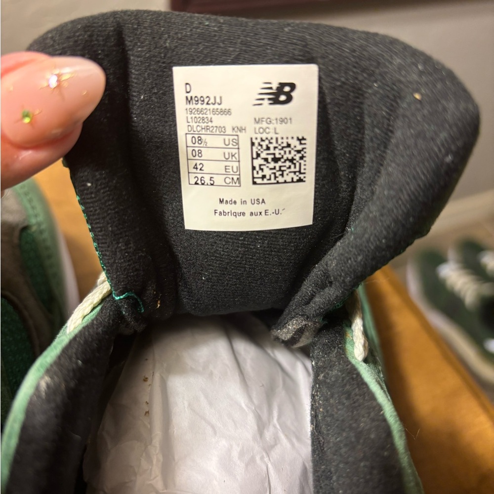 New Balance 992 Jjjjound Sneakers - Picture 4 of 6